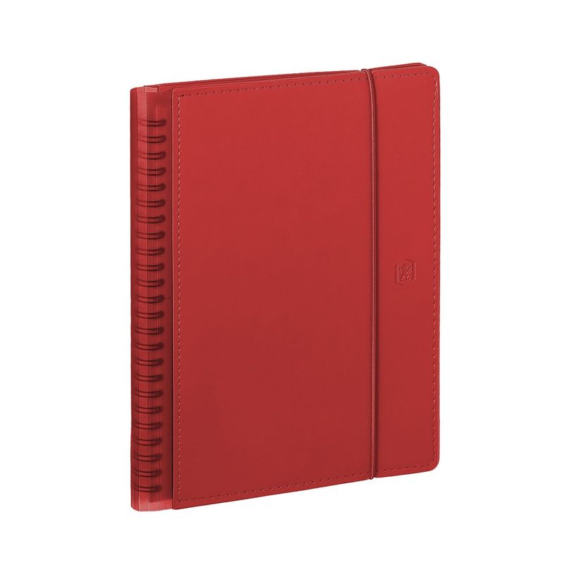 3147280219658-Agenda spiralé à élastique My Fab - 1 semaine sur 2 pages - 15 x 21 cm - rouge - Oxford-P_400009484_1-0