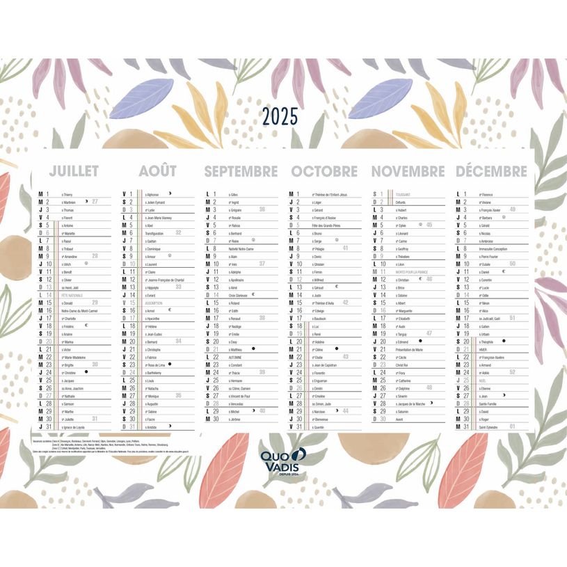 3371010469239-Quo Vadis - Calendrier Fantaisie - 43 x 33,5 cm - Exotique-P_400009727_2-1