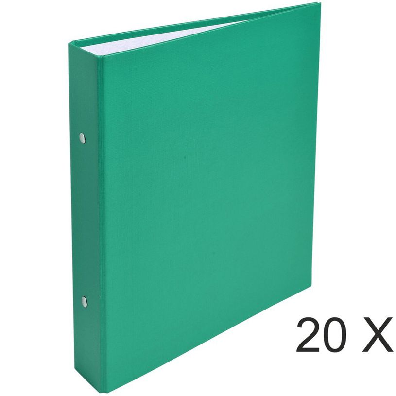 3130631510733-Exacompta - 20 Classeurs 2 anneaux - Dos 40 mm - A5 - vert-P_400010440_1-0