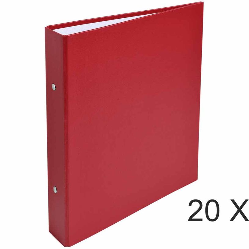 3130631510757-Exacompta - 20 Classeurs 2 anneaux - Dos 40 mm - A5 - rouge-P_400010441_1-0