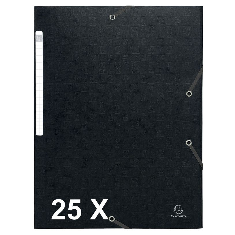 3130633559518-Exacompta Scotten - 25 Chemises à 3 rabats - A4 - noir-P_400011139_1-0