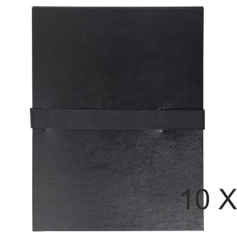 3130632006211-Exacompta - 10 Chemises extensibles 1 rabat à sangle scratch - noir-P_400011161_1-0