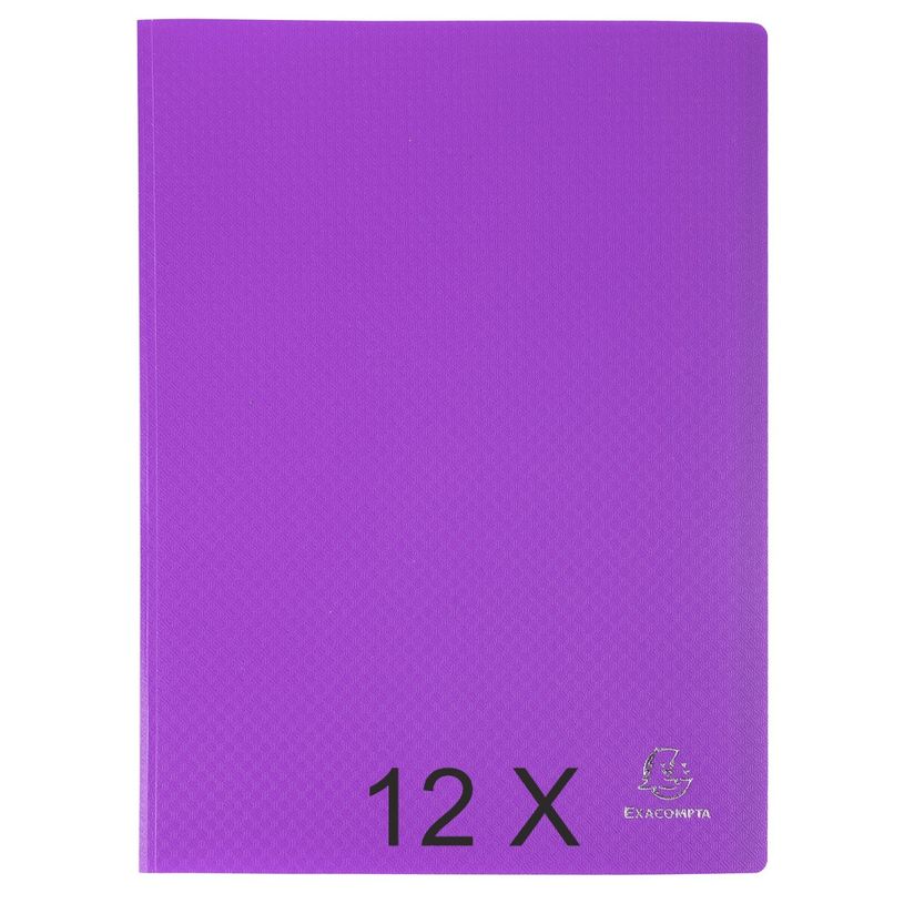 3130632883263-Exacompta Opak - 12 Porte vues - 60 vues - A4 - violet-P_400011723_1-0
