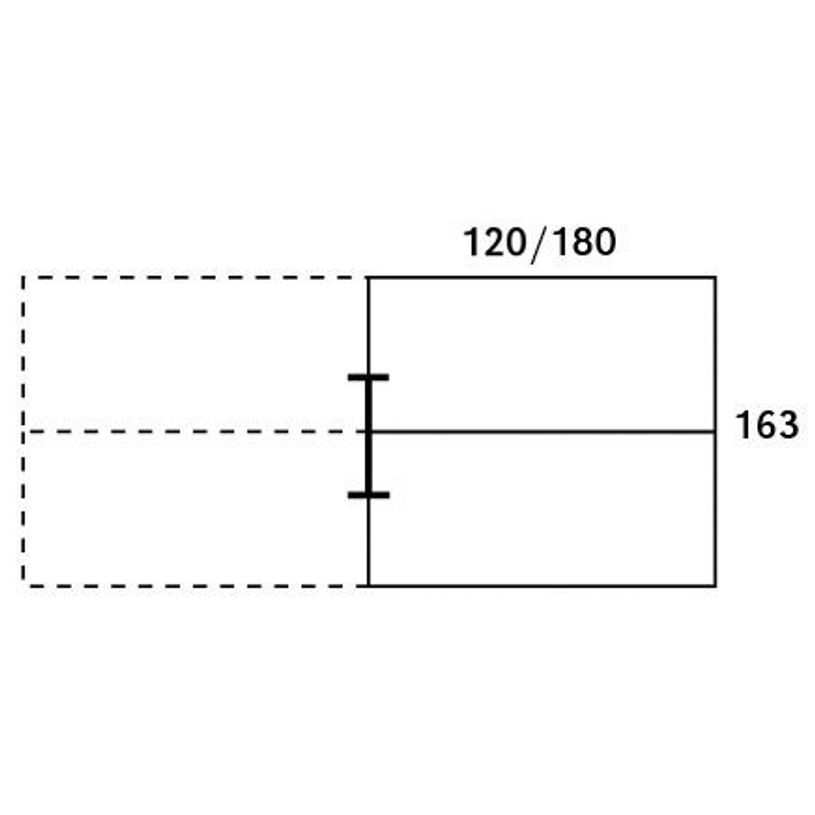 0404000122494-Bureau Bench IRIS - L180 cm - Plan suivant - Pieds aluminium - plateau imitation Chêne gr-P_400012249_2-4