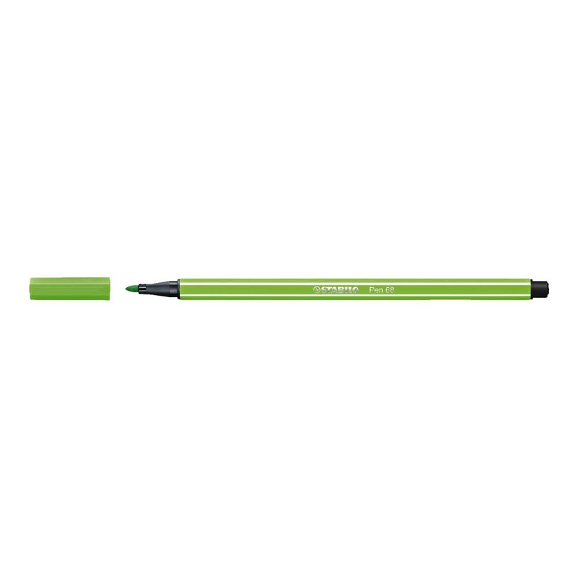 4006381574280-STABILO Pen 68 - Feutre pointe moyenne - vert pistache-P_400012519_1-0