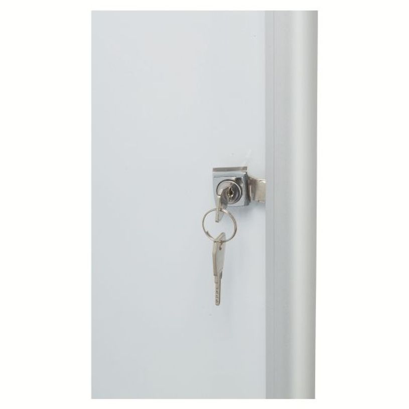 5028252221818-Nobo - Vitrine d'intérieur extra plate - 9 feuilles A4 - surface magnetique - porte battante - 73 x 98--2