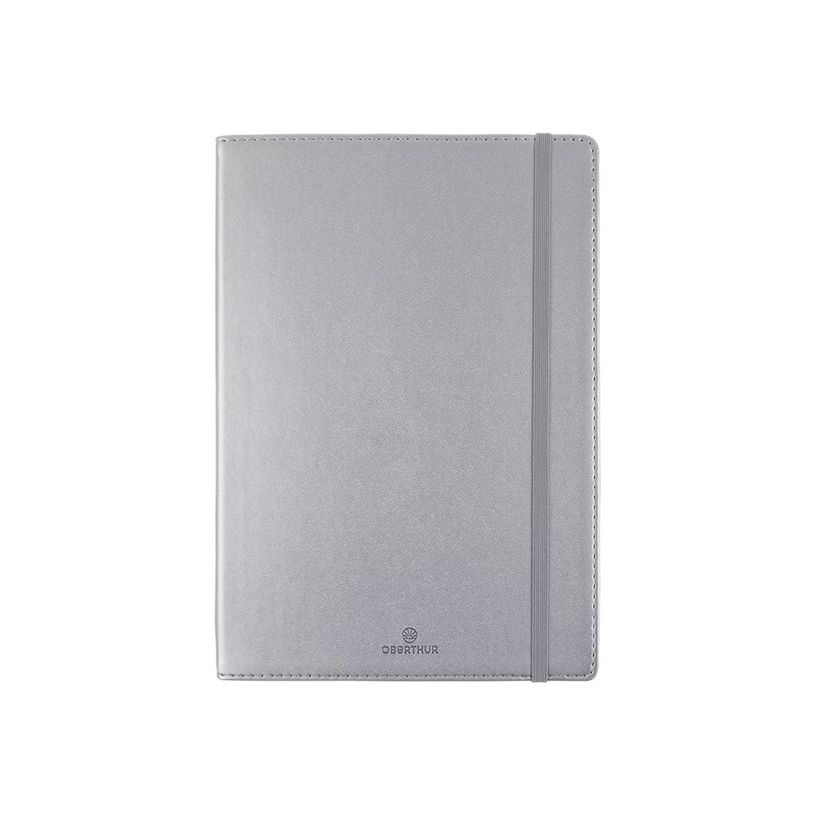 3108725881595-Oberthur Carmen - Carnet de notes souple A5 - ligné - 200 pages - argent-P_400013818_1-0