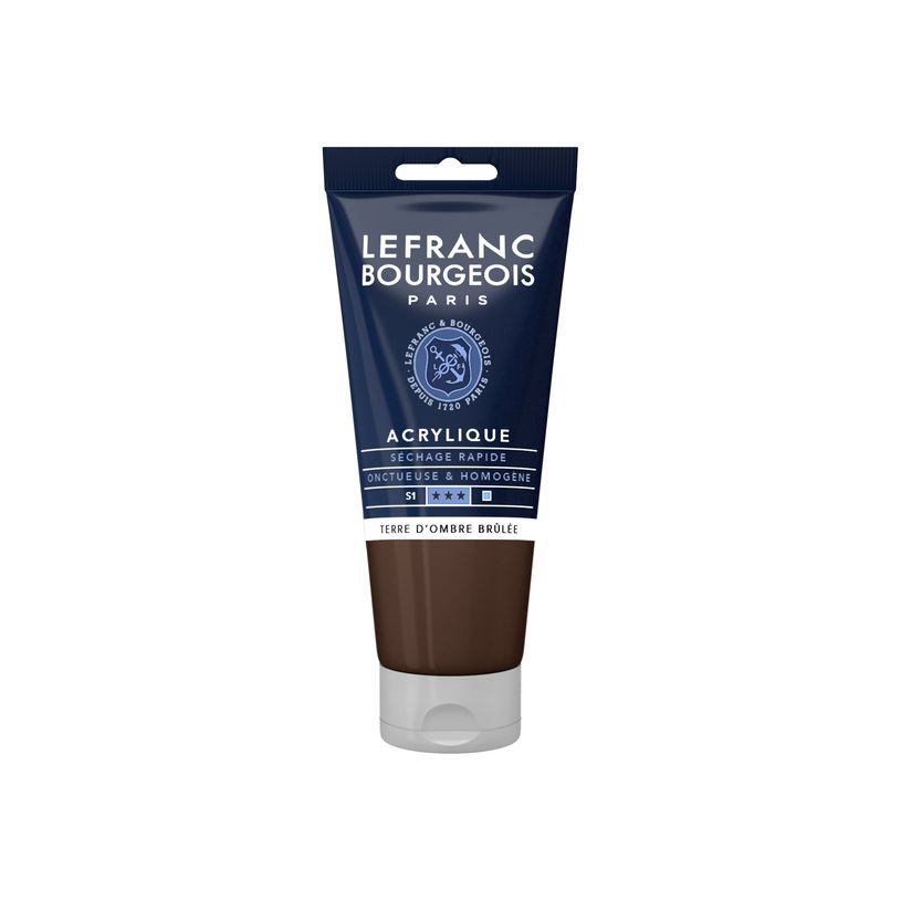 3013643003564-Lefranc Bourgeois - Peinture acrylique - terre d'ombre brûlée - 80 ml-P_405111393_1-0
