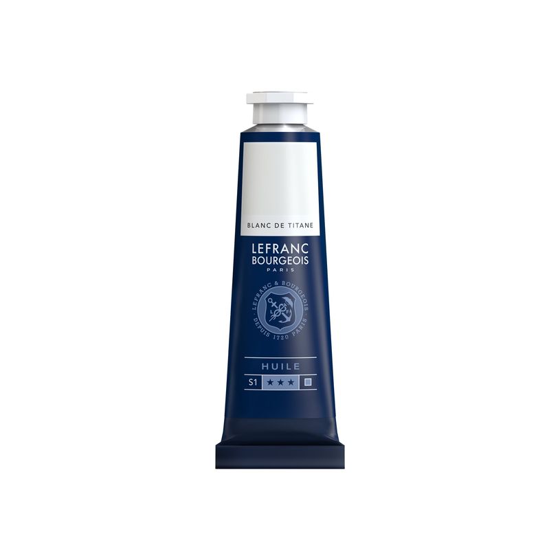 3013648100459-Lefranc Bourgeois - Peinture à l'huile - blanc titane - 40 ml-P_405111438_1-0
