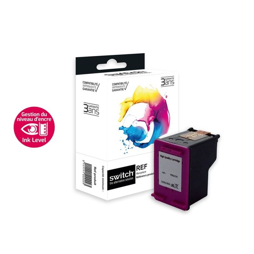 3700654244962-Cartouche compatible HP 305X - cyan, magenta, jaune - Switch -P_405112790_1-0
