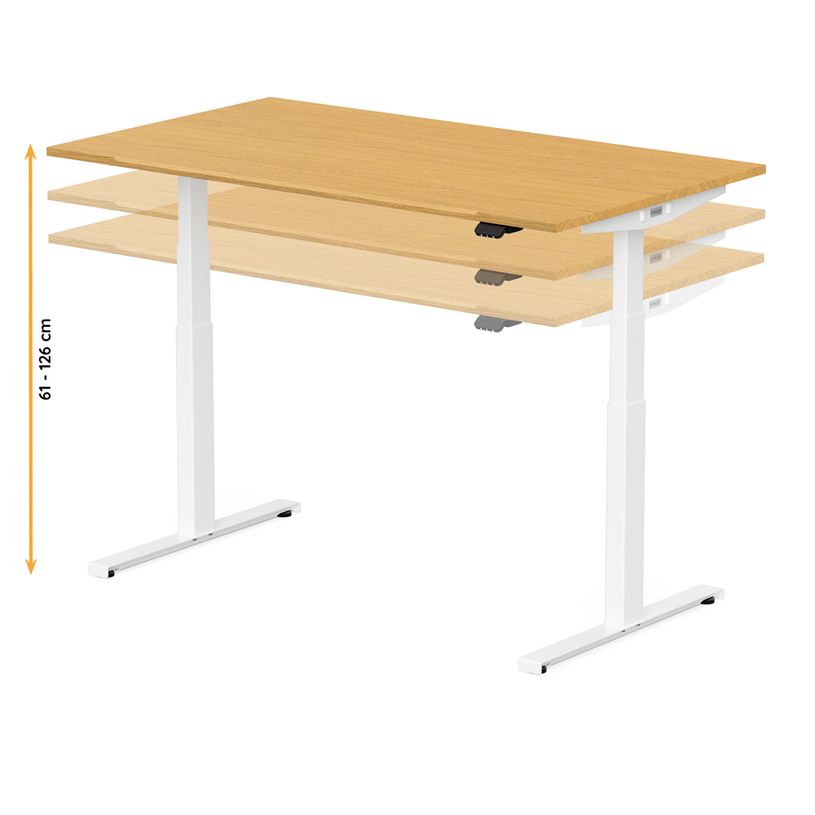3760350281111-Bureau électrique UGO - L140x80cm - pieds blancs - plateau blanc laqué-P_405113028_8-7