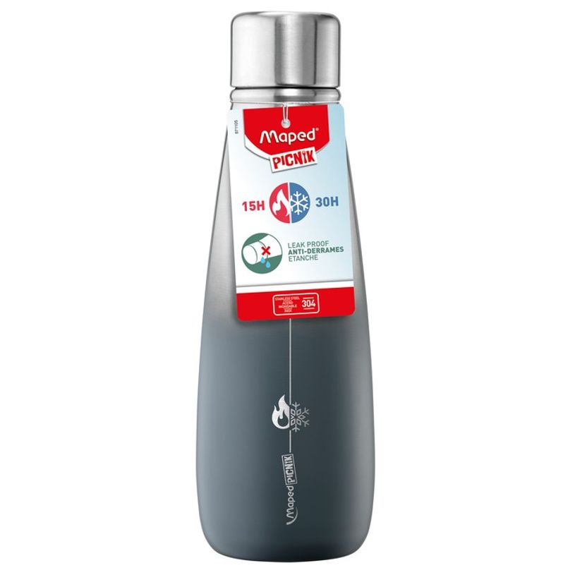 3154148711056-Maped Picnik Concept Adult - Bouteille isotherme 500 ml - gris-P_405113679_1-0