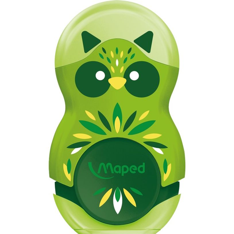 3154140491130-Maped Loopy Mini Cute - Taille crayon gomme 2-en-1 - 1 trou - disponible dans différentes-P_405113710_3-2