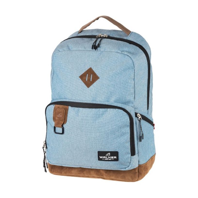 9002638223616-Walker Pure Eco - Sac à dos Casual et Urban Washed blue - 2 compartiments - Carpentras-P_405114170_1-0