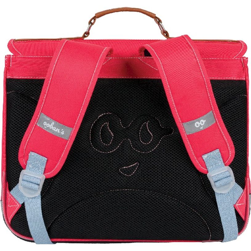 3662498003535-Cartable Ooban's Stars - 38 cm - 2 compartiments - corail - Oberthur-P_405114298_4-3