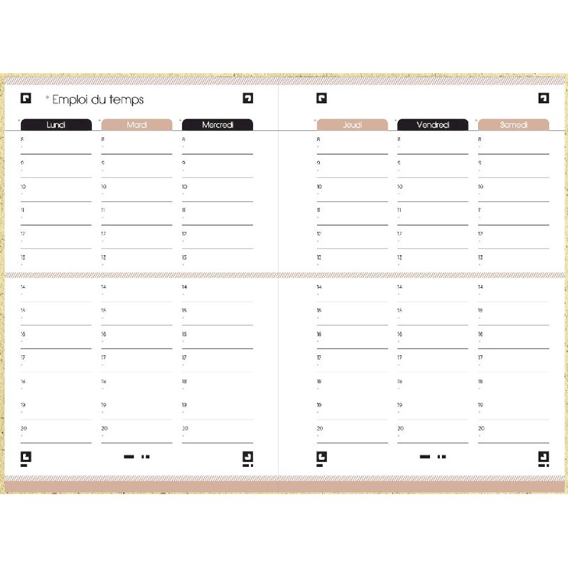 3147280232350-Agenda Oxford Green - 1 jour par page - 12 x 18 cm - différents modèles disponibles - H-P_405114357_10-9