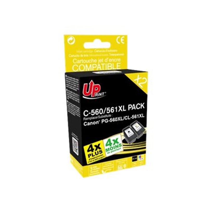 3584770904630-Cartouche compatible Canon PG-560XL/Canon CL-561XL - Pack de 2 - noir, cyan, magenta, jaun-P_405115377_1-0