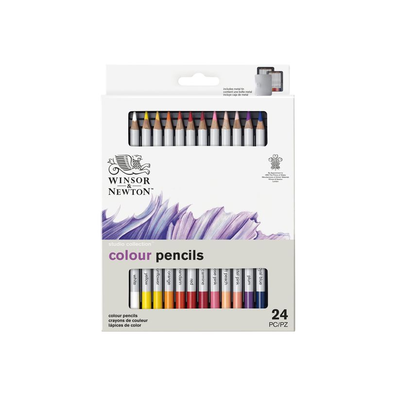 0404051157445-Winsor & Newton Studio Collection - pack de 24 crayons de couleur - coloris assortis-P_405115744_3-0