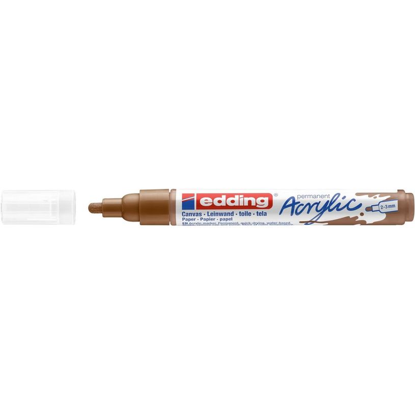4057305027191-Edding 5100 - Marqueur acrylique - noisette-P_405117061_1-0