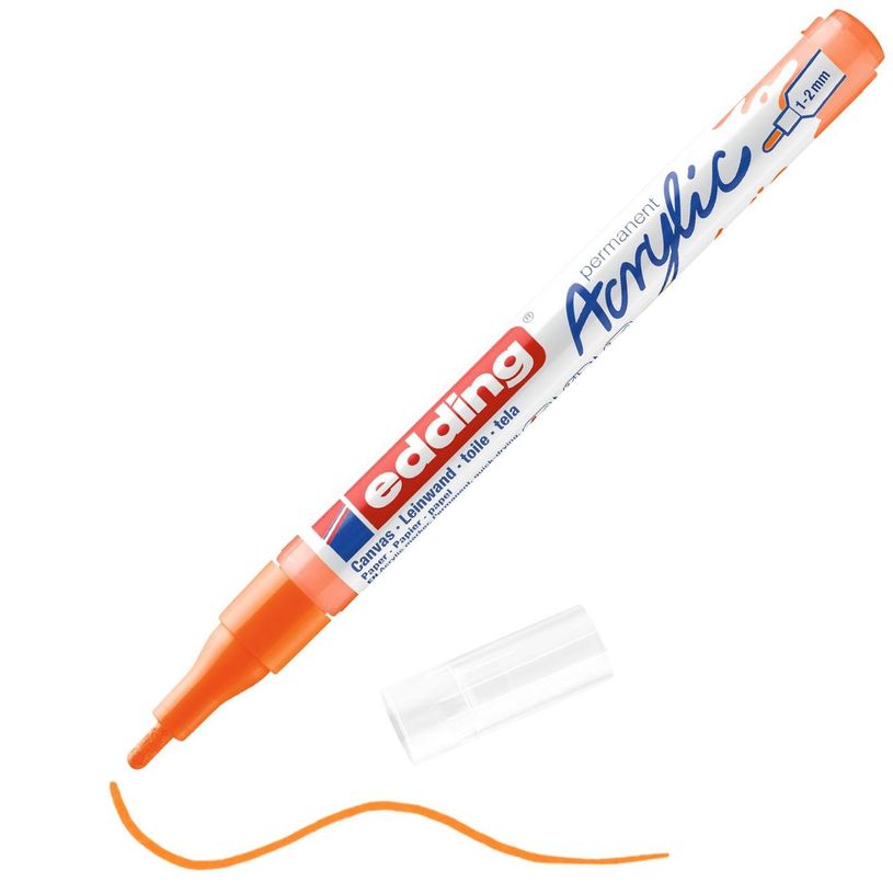 4057305028006-Edding 5300 - Marqueur acrylique - orange fluo-P_405117092_4-3