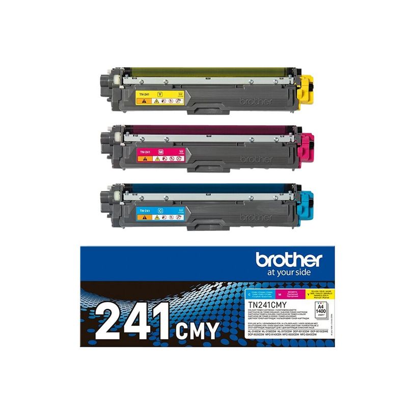 4977766812832-Brother TN241 - Pack de 3 - cyan, magenta, jaune - cartouche laser d'origine-P_405117609_1-0