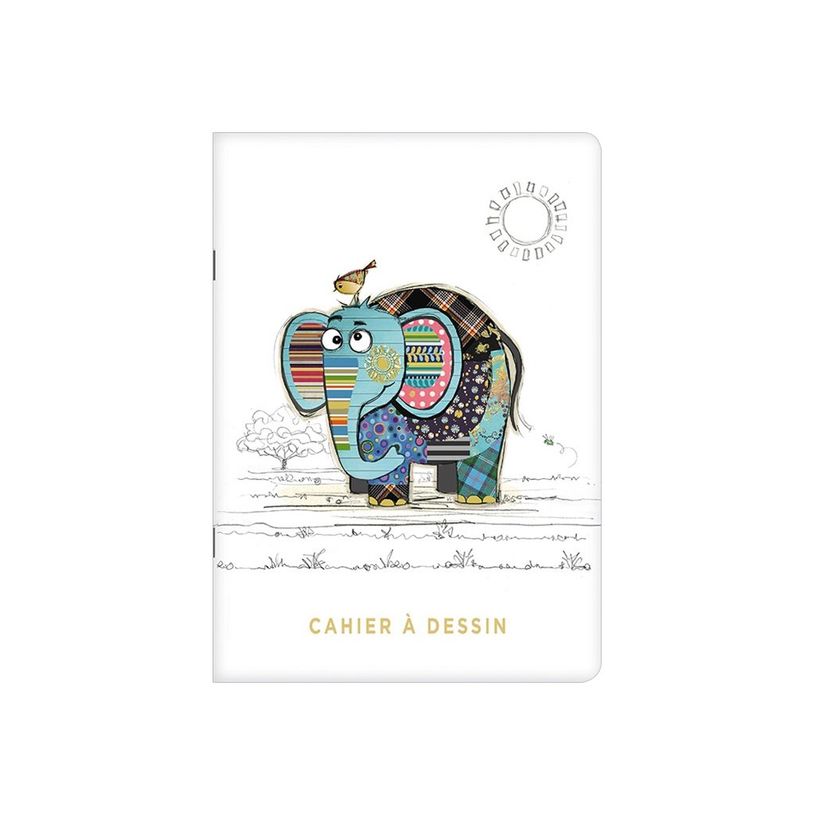 3700572763613-Kiub Kook  - Carnet de dessin A5 - 48 pages - éléphant-P_405118548_1-0