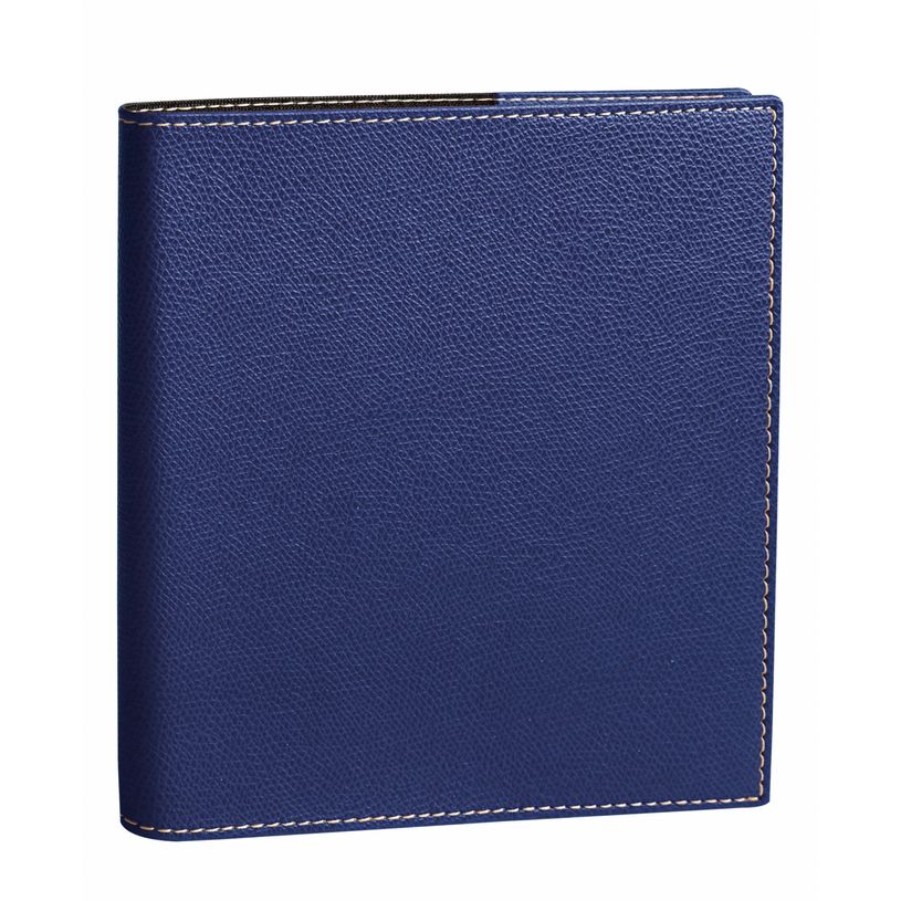3371010474523-Agenda Club Executif avec répertoire - 1 semaine sur 2 pages - 16 x 16 cm - bleu marine --P_405120830_1-0