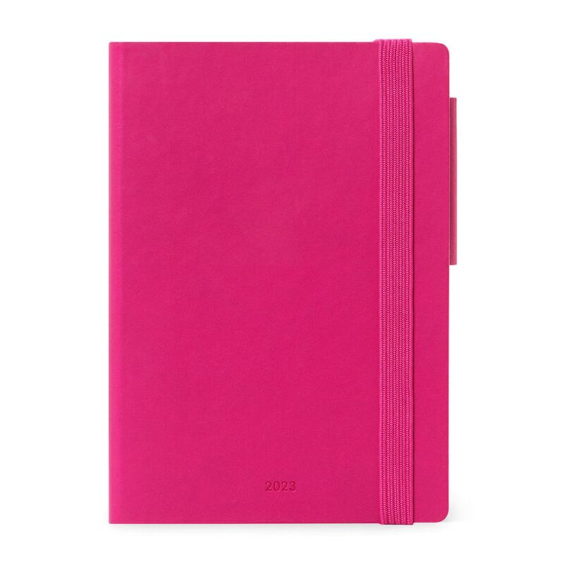 8054117625276-Agenda Colours Collection - 1 semaine par page - 9,5 x 13,5 cm - rose fuchsia - Legami-P_405120941_4-0