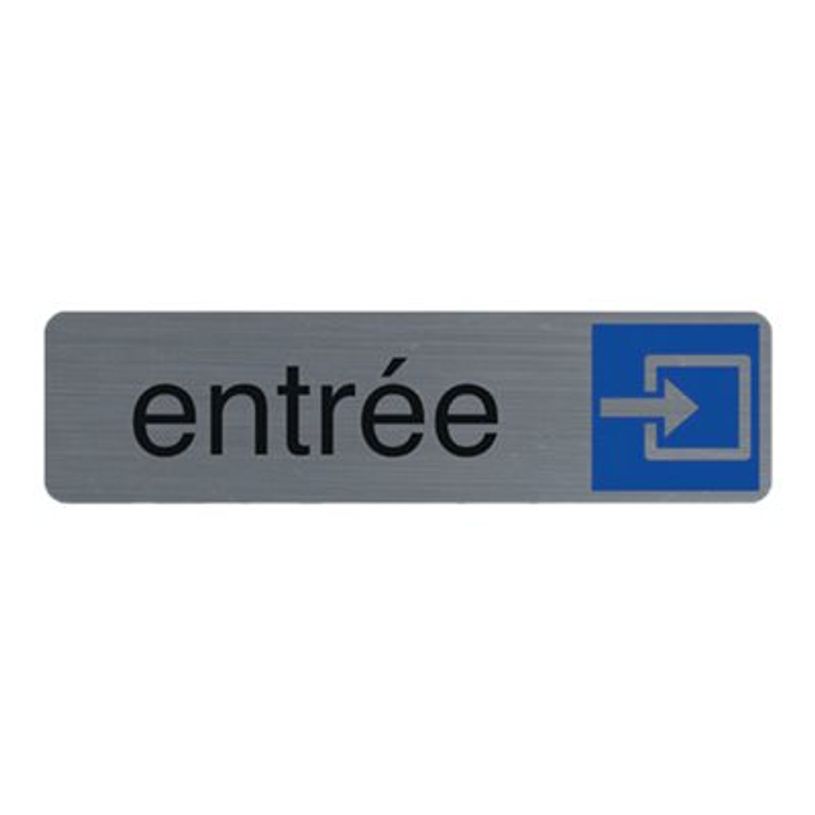 3130630671718-Exacompta - Pictogramme - Entrée - 44 x 165 mm - aluminium brossé-P_405121409_3-0