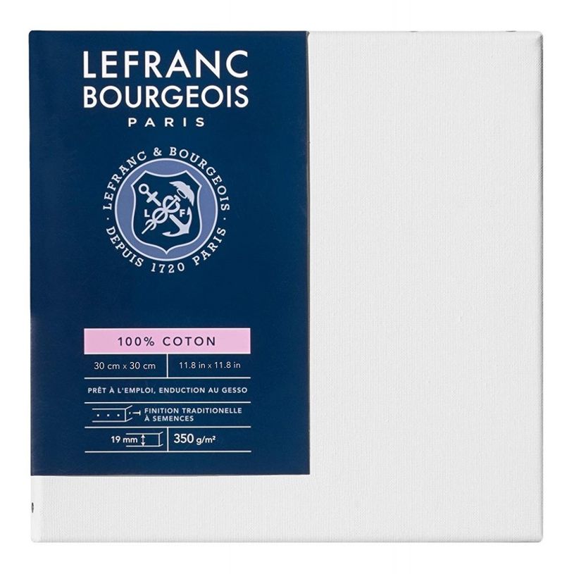 3013641111384-Lefranc Bourgeois Classic - Toile pré-étirée - 30 x 30 cm - 100 % coton-P_405121753_1-0