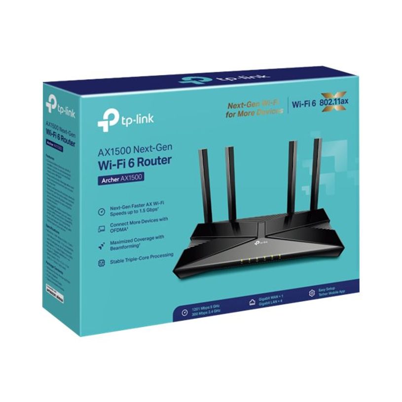 6935364085193-TP-Link Archer AX1500 - routeur sans fil - WiFi 6 AX1500-P_405121837_10-9