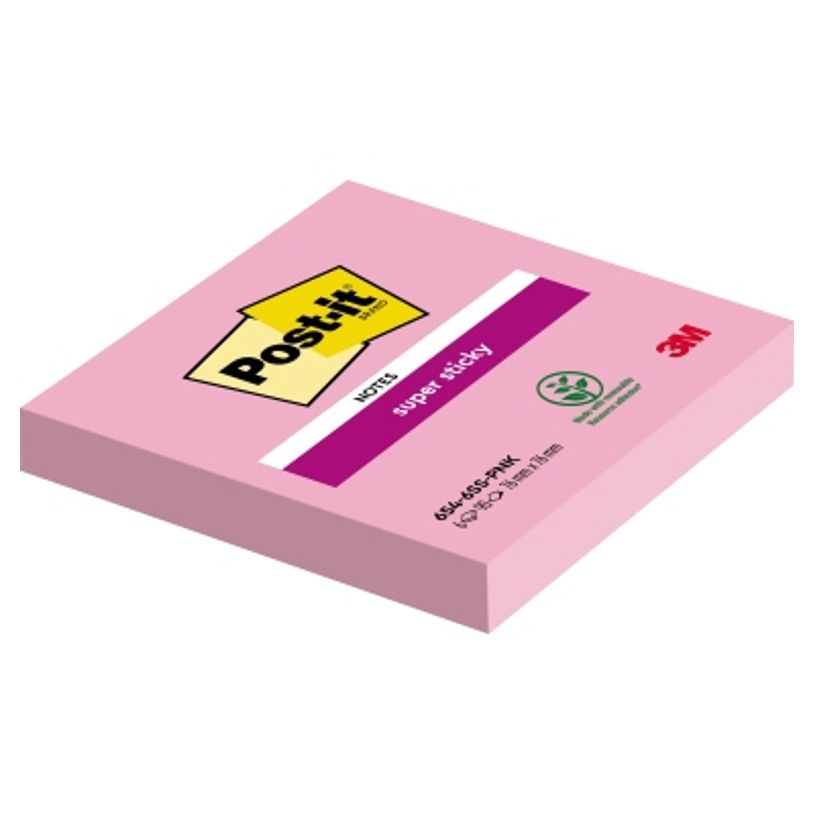4054596926172-Post-it Super Sticky - Bloc-notes - 76 x 76 mm - rose tropical-P_405122045_1-0