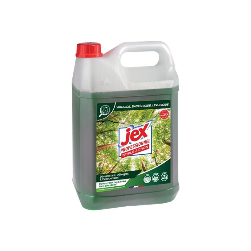 3661295609018-Jex Professionnel Triple Action - Nettoyant/dégraissant/désodorisant - 5 L - forêt des -P_405122417_1-0