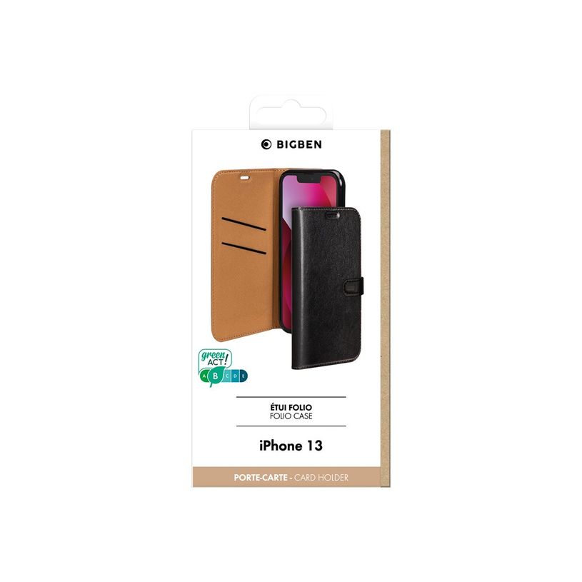 3571211462163-Bigben - étui folio pour iPhone 13 - noir-P_405124234_4-3