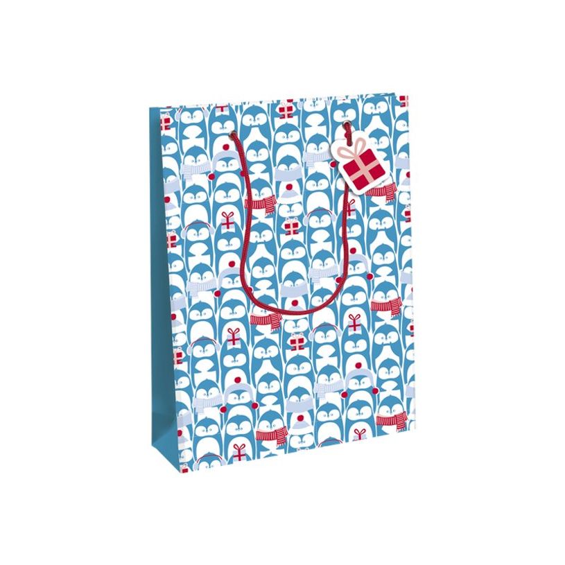 5033601004981-Clairefontaine - Sac cadeau - pingouins bleu - 26,5 cm x 14 cm x 33 cm-P_405124585_1-0