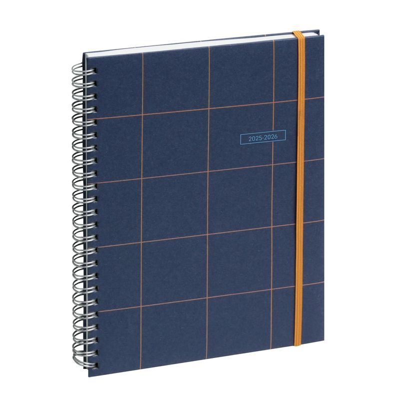 3660942081337-Agenda à spirale Casual - 1 semaine sur 2 pages - 16 mois - 15 x 21 cm - bleu foncé - Ex-P_405128578_1-0