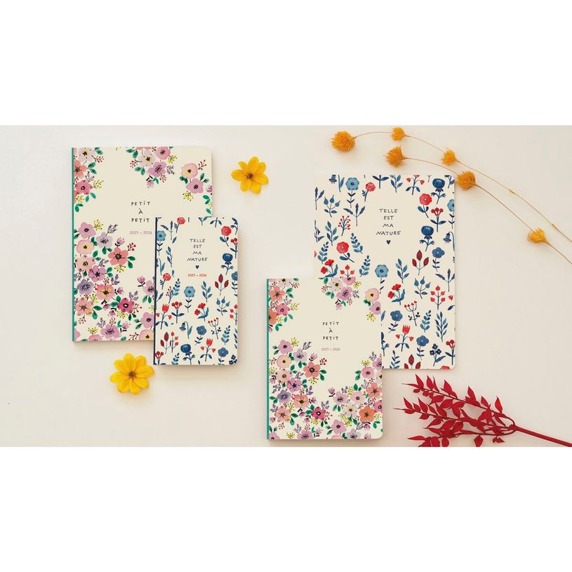 3660942080095-Agenda Green by Julie Adore - 1 semaine sur 2 pages - 16 mois  - 9 x 16 cm - bleu - Exacom-P_405128591_3-1
