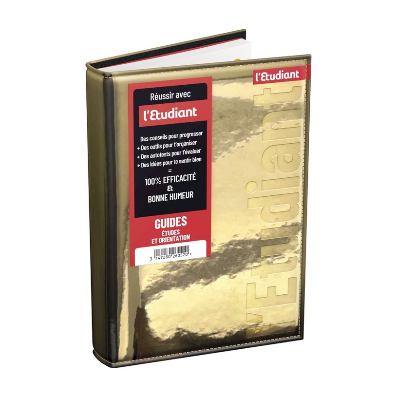 3147280260520-Agenda L'Étudiant Or - 1 jour par page - 12 x 18 cm - disponible dans différentes couleu-P_405129649_2-0