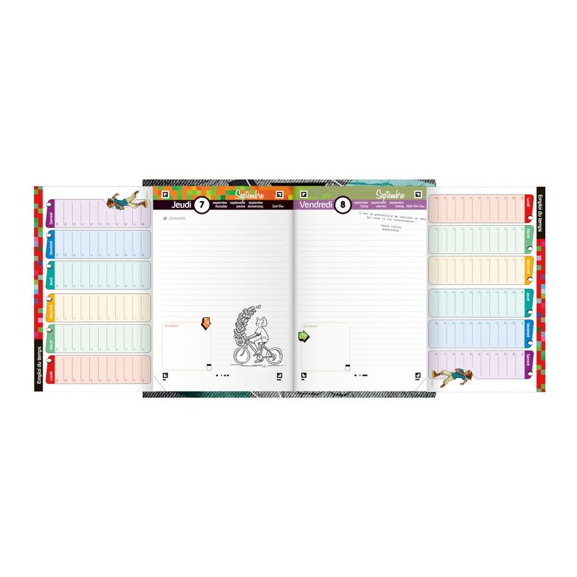 3147280251382-Agenda Oxford Gamer - 1 jour par page - 12 x 18 cm - différents modèles disponibles - Ha-P_405129665_4-2