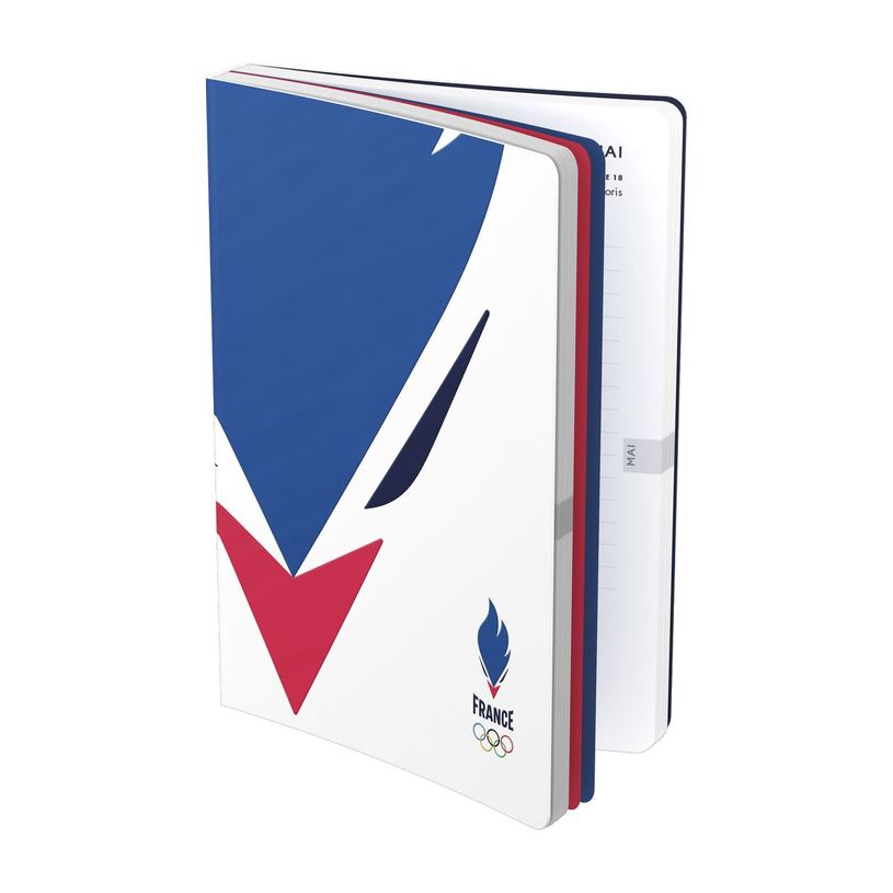 3147280265624-Agenda Equipe de France - 1 jour par page - 12 x 17 cm - tricolore - Hamelin-P_405129684_1-0