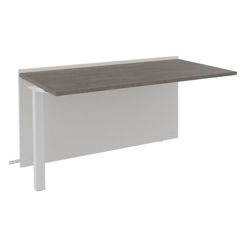 3253310290891-Banque d'accueil Module suivant bas OLA - L80 x H75,5 x P82,5 cm - structure blanc perle, -P_405132608_1-0
