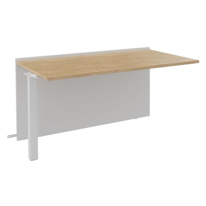 3253310292390-Banque d'accueil Module suivant bas OLA - L120 x H75,5 x P82,5 cm - structure blanc perle,-P_405132612_1-0