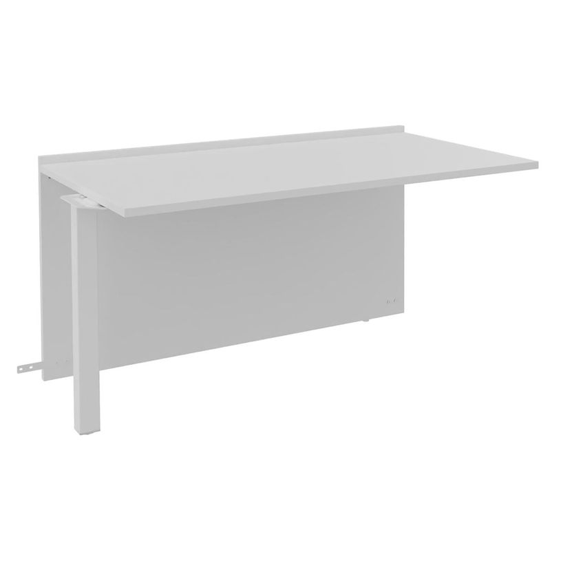 3253310503892-Banque d'accueil Module suivant bas OLA - L140 x H75,5 x P82,5 cm - structure blanc perle,-P_405132622_1-0