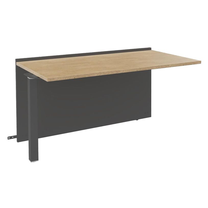 3253310325067-Banque d'accueil Module suivant bas OLA - L160 x H75,5 x P82,5 cm - structure carbone, pla-P_405132627_1-0