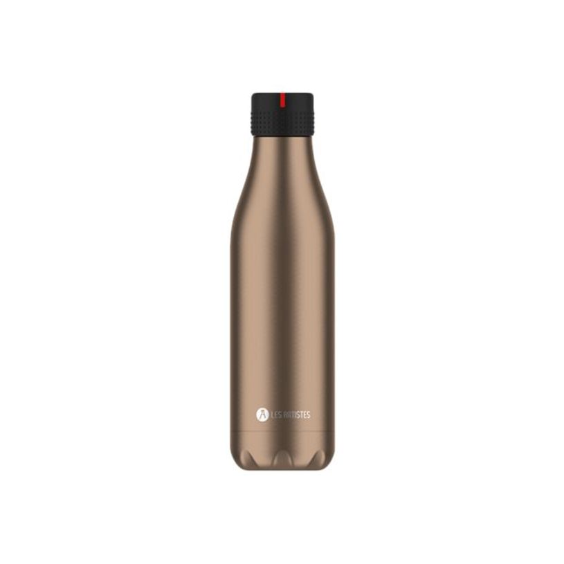 3614300042409-Les Artistes Paris - Gourde Bouteille isotherme 500 ml - cuivre - acier inoxydable-P_405133534_1-0