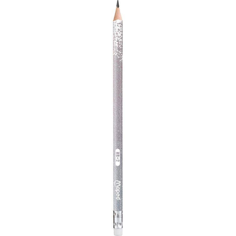 3154148518044-Maped Black'Peps Glitter - Crayon à papier - HB - embout gomme - disponible dans différe-P_405137064_1-0