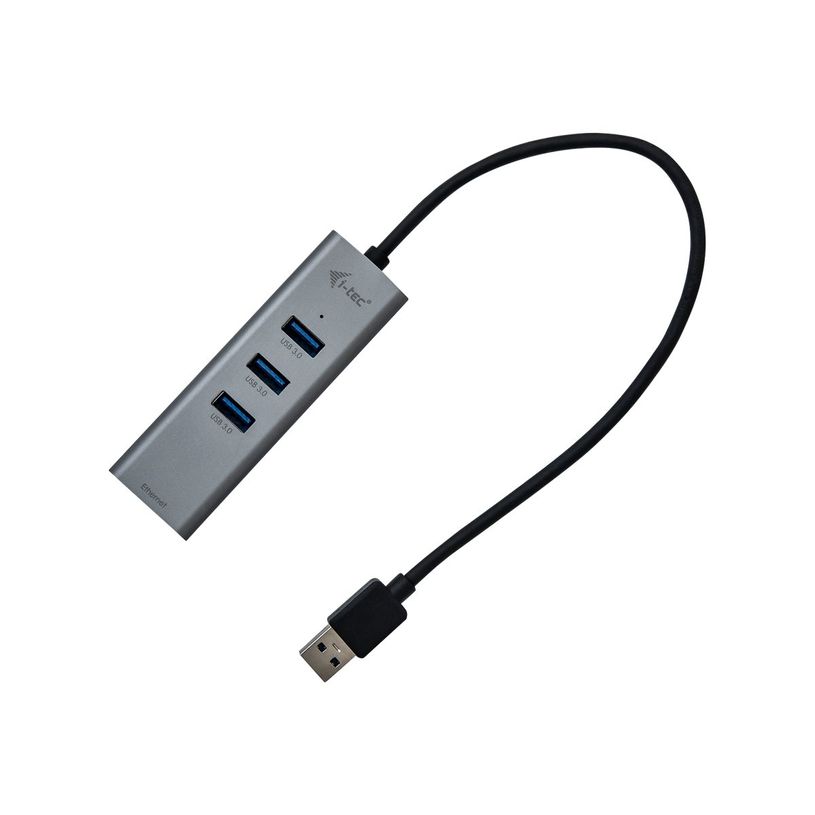 8595611701856-i-Tec USB 3.0 Metal - Hub - 3 x SuperSpeed USB 3.0 + 1 x 10/100/1000 - de bureau-P_405145464_3-1