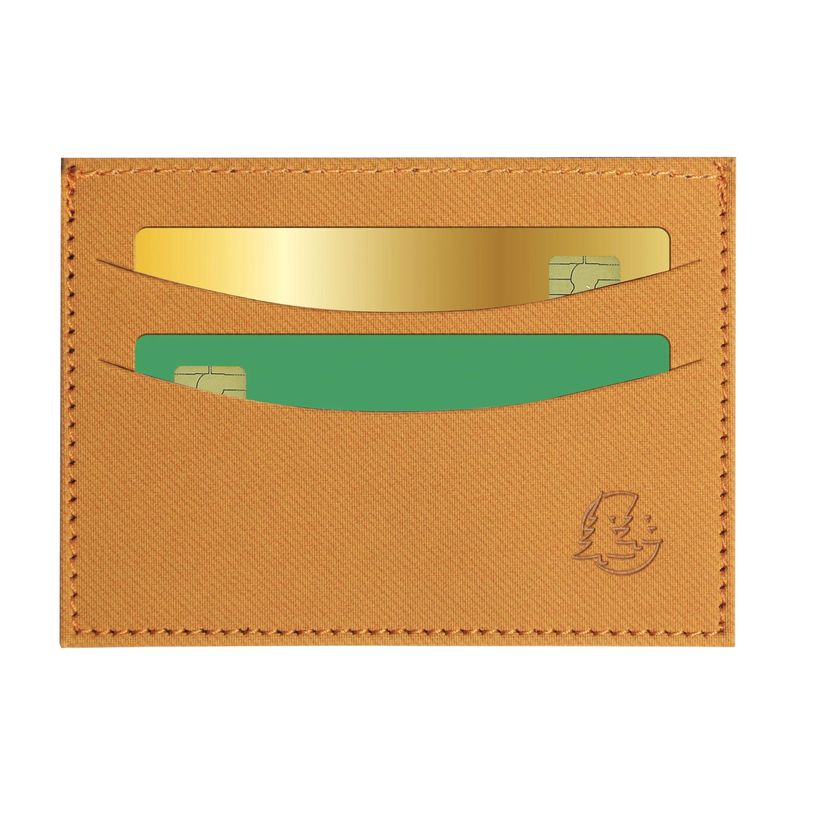 3660942082884-Porte-cartes Denim avec poche - 10,3 x 7,5 cm - Moutarde - Exacompta--0