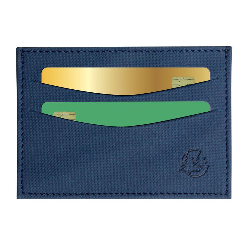 3660942082877-Porte-cartes Denim avec poche - 10,3 x 7,5 cm - Bleu - Exacompta-P_405147039_1-0