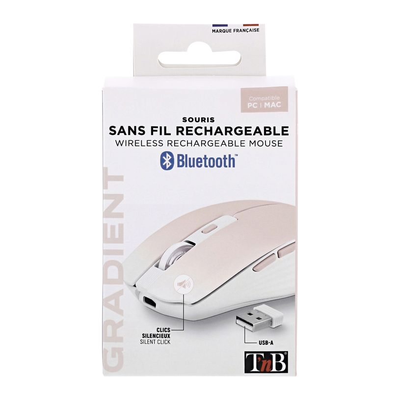 3303170113219-TNB Dual Connect Gradient - Souris sans fil - rechargeable - rose-P_405147304_7-5